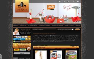 Luxus4Cats Webseiten Screenshot