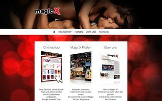 Magic-X Webseiten Screenshot
