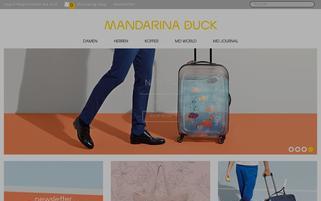 Mandarina Duck Webseiten Screenshot