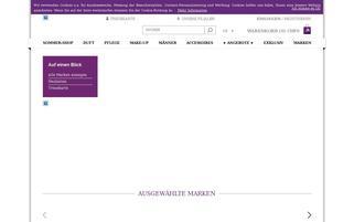 Marionnaud Webseiten Screenshot