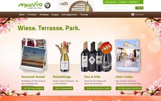 Meevio Webseiten Screenshot