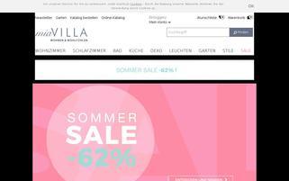 miaVILLA Webseiten Screenshot