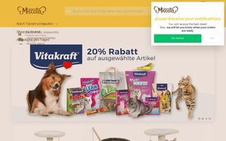 Miscota AT Webseiten Screenshot