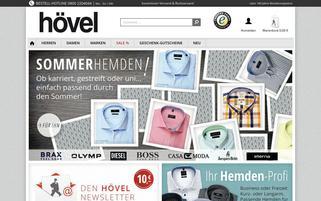 modehaus-hoevel.de Webseiten Screenshot