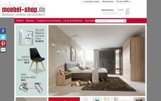 Möbel Shop Webseiten Screenshot