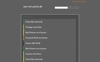 my-art-print.de Webseiten Screenshot