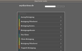 mydryclean.de Webseiten Screenshot