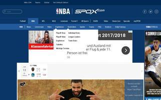 NBA League Pass Webseiten Screenshot
