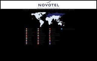 Novotel Webseiten Screenshot