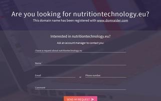nutritiontechnology.eu Webseiten Screenshot