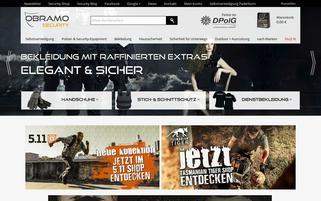 Obramo Security Webseiten Screenshot
