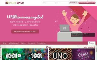 OnlineBingo.eu Webseiten Screenshot