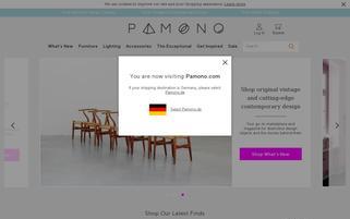Pamono Webseiten Screenshot