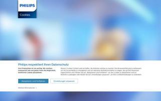 Philips Webseiten Screenshot