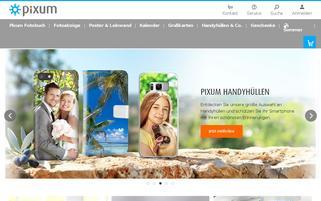 Pixum.at Webseiten Screenshot