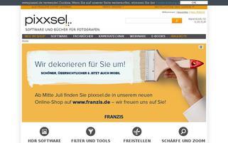 Pixxsel Webseiten Screenshot