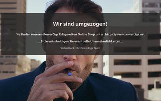 powercigs-shop.de Webseiten Screenshot