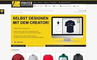 printex24 Webseiten Screenshot