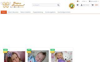 Puppen Traumland Webseiten Screenshot