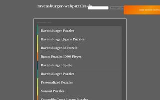 Ravensburger Webpuzzles Webseiten Screenshot