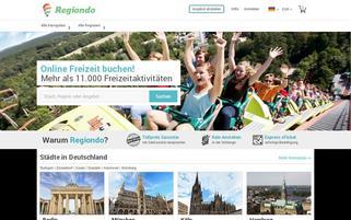 Regiondo Webseiten Screenshot