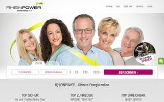 Rheinpower Webseiten Screenshot