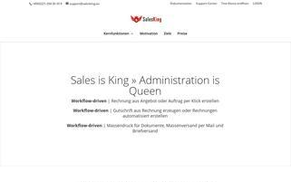 Salesking Webseiten Screenshot