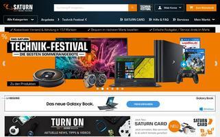 Saturn Webseiten Screenshot