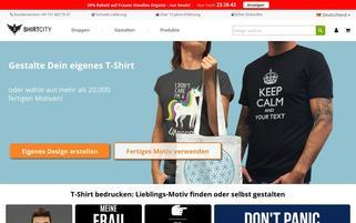 shirtcity.de Webseiten Screenshot