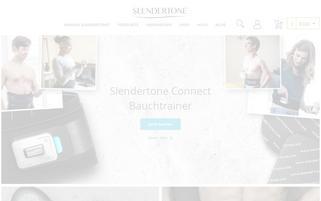 Slendertone Webseiten Screenshot