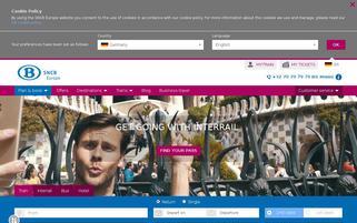 SNCB Europe Webseiten Screenshot