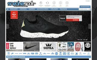 sneakerspot.de Webseiten Screenshot