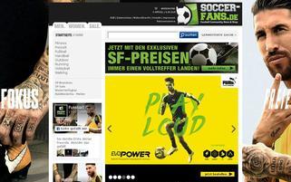 soccer-fans-shop.de Webseiten Screenshot