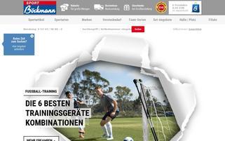 Sport Böckmann Webseiten Screenshot