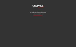 Sportida Webseiten Screenshot