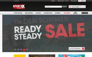 SportXX Webseiten Screenshot