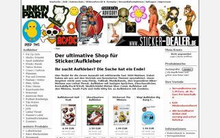 sticker-dealer.de Webseiten Screenshot