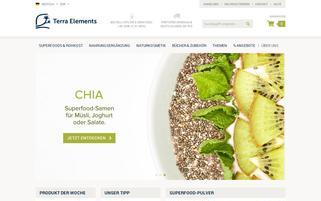 Terra Elements Webseiten Screenshot