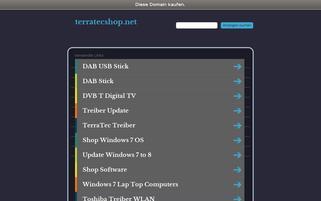 terratecshop.net Webseiten Screenshot