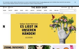 thebodyshop.de Webseiten Screenshot