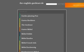 the-english-gardener.de Webseiten Screenshot