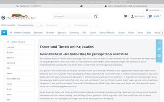 Toner-Posten.de Webseiten Screenshot