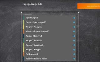 Top-Sportauspuff.de Webseiten Screenshot