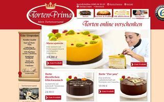 Tortenprima Webseiten Screenshot