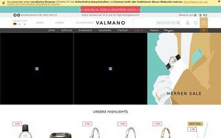 Valmano Webseiten Screenshot