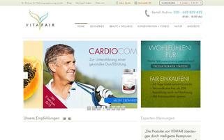 Vitafair Webseiten Screenshot