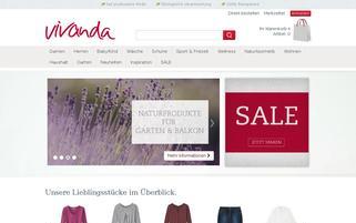 vivanda.at Webseiten Screenshot