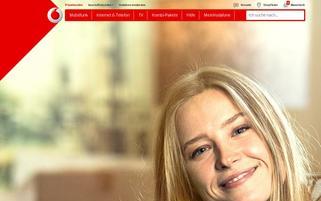 Vodafone Webseiten Screenshot