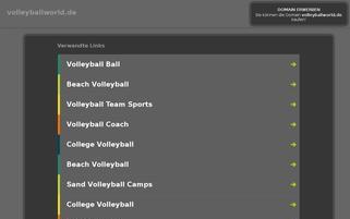 volleyballworld.de Webseiten Screenshot