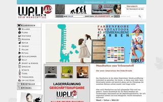 Wall4u Webseiten Screenshot